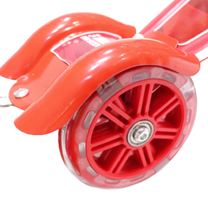 اسکوتر سه چرخ ژله ای چراغ دار نارنجی طرح شگفت انگیزان-اسباب بازی